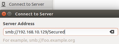 samba linux client GUI